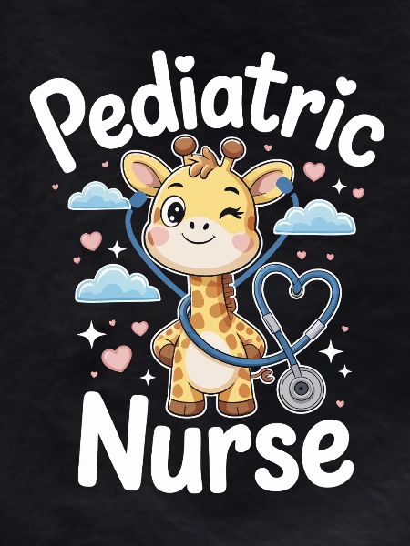Pediatric giraffe with stethoscope