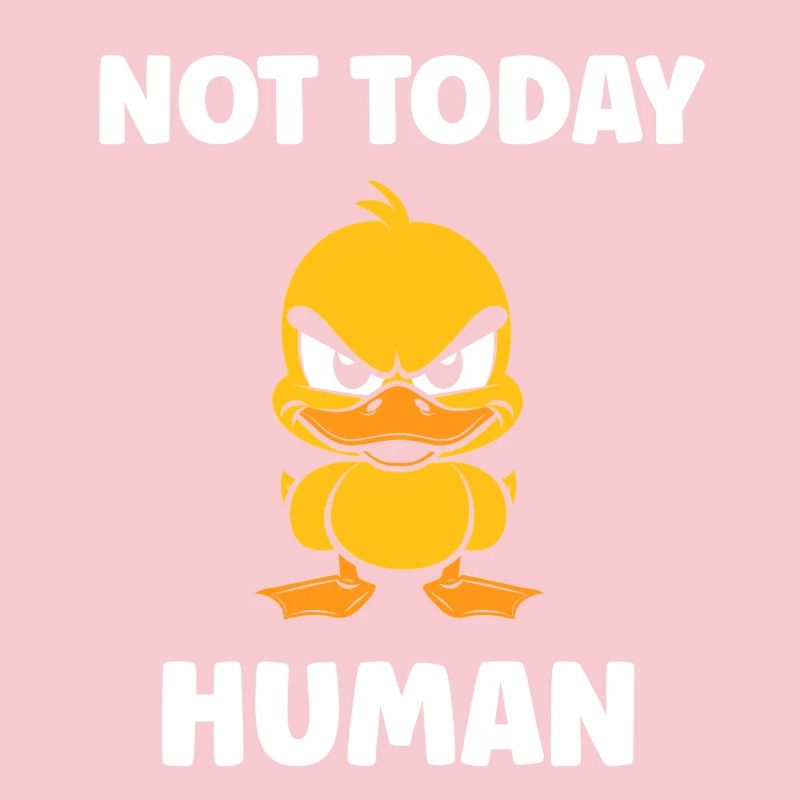 Grumpy Duck: Not Human Today