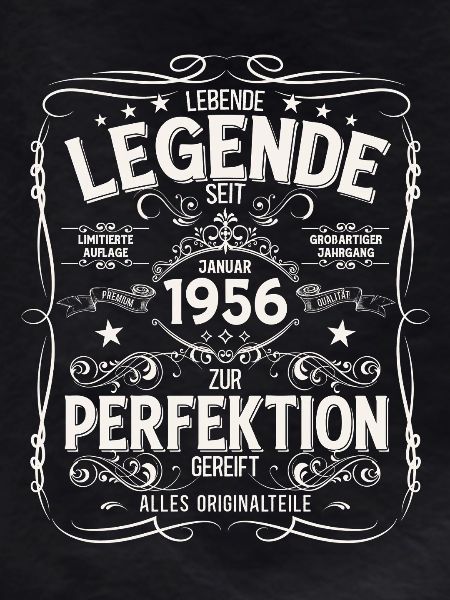 70th Birthday Legend January 1956