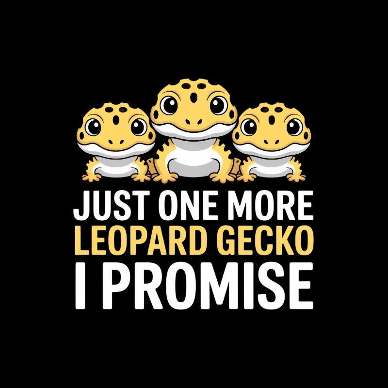 Prometteur du trio de gecko léopard