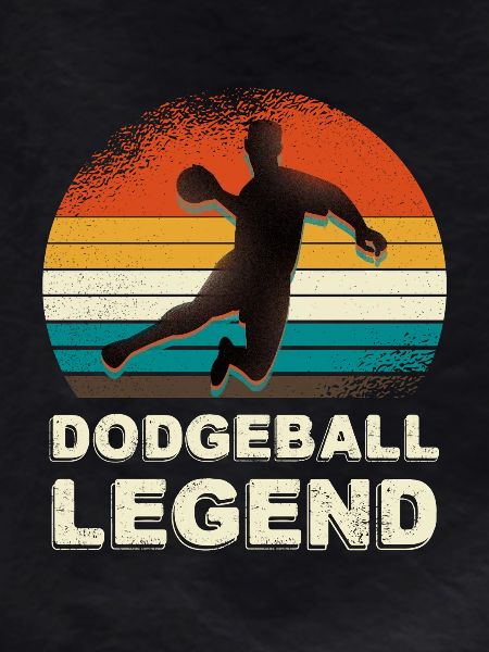 Dodgeball Legend Retro Look
