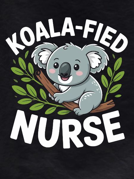 Koala nurse in the tree