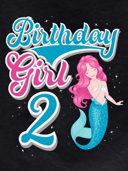 2nd Birthday Mermaid