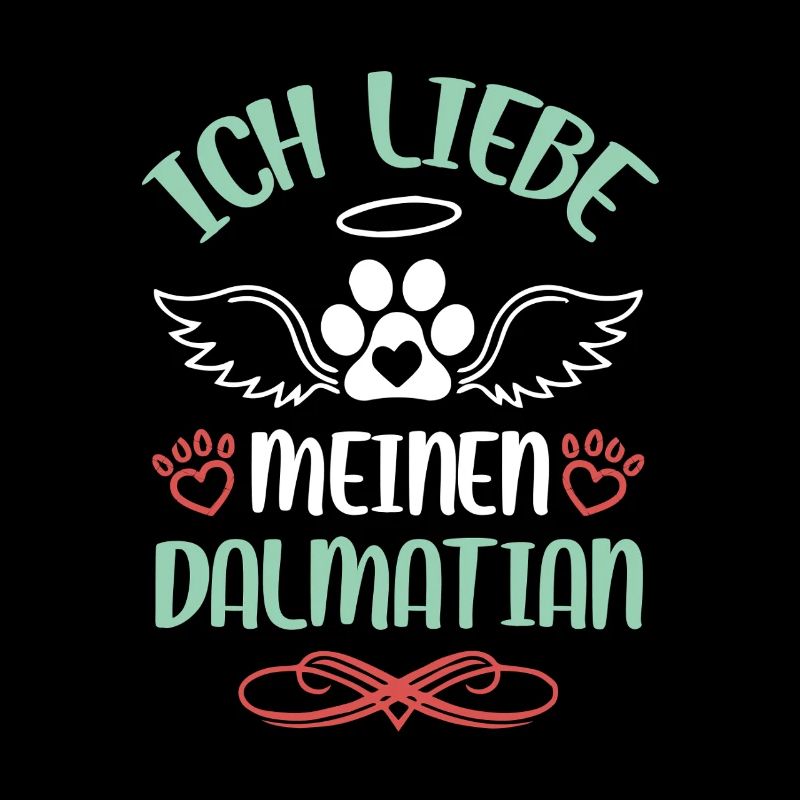Ich liebe Dalmatian Engel