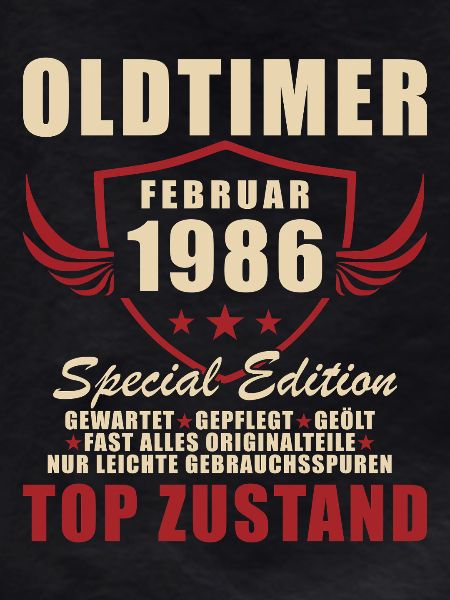 February 1986 Birthday Oldtimer 1986