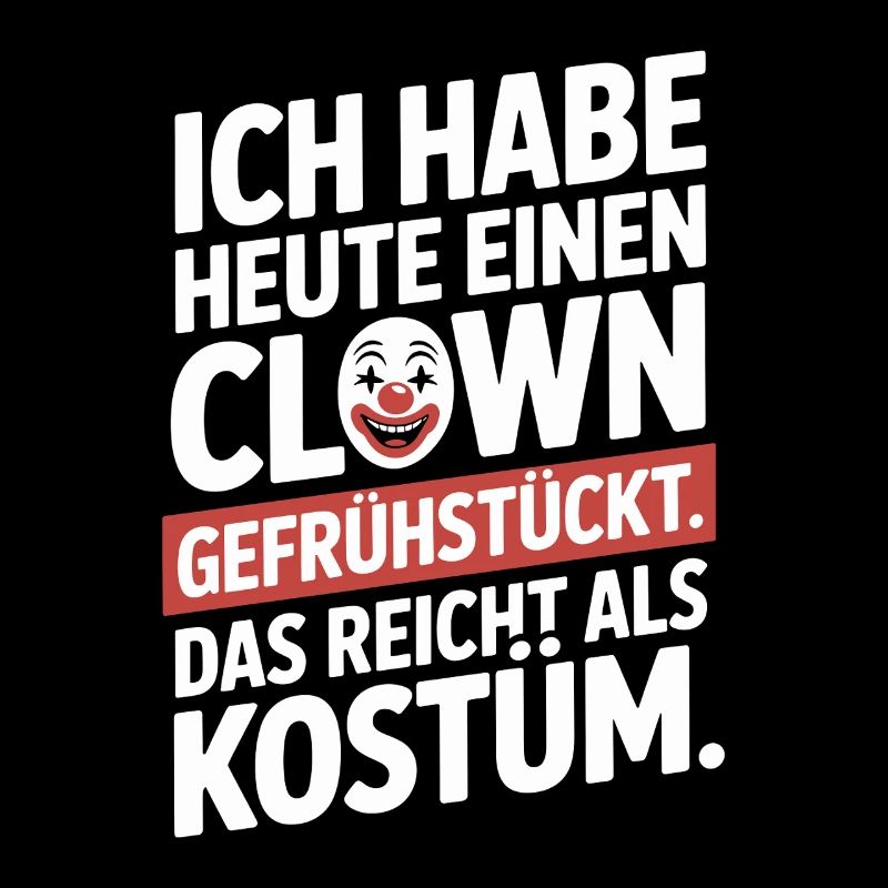 Remplacement du costume de clown du Petit-déjeuner de Clown Carnival