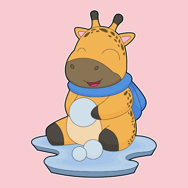 Giraffe Snowball