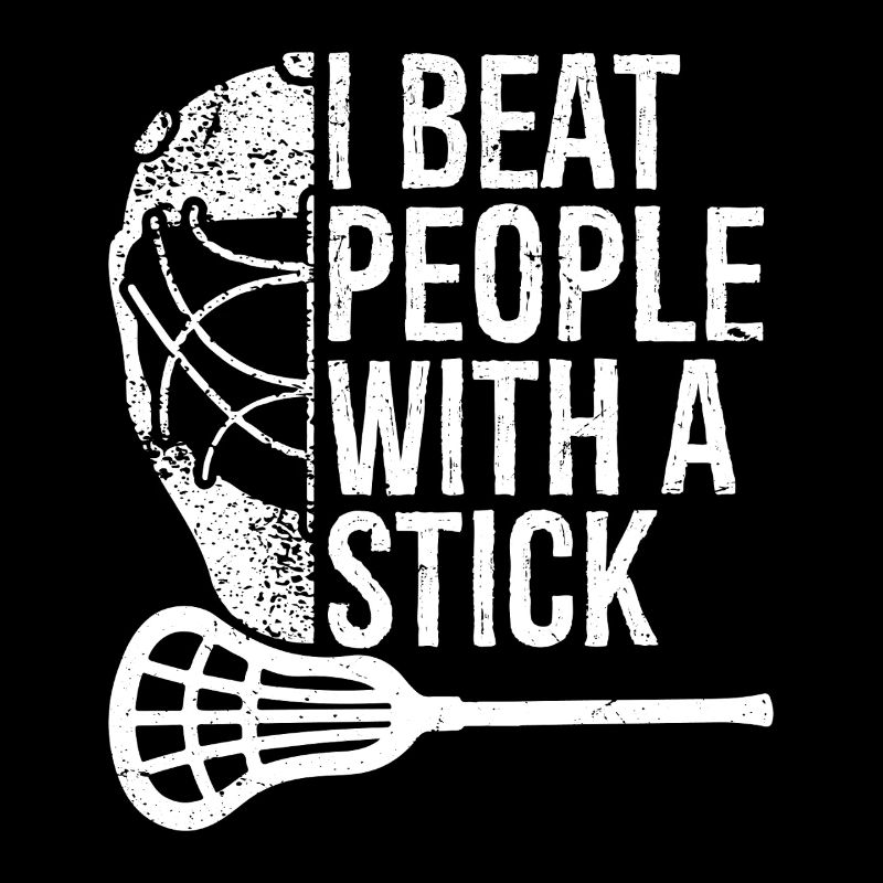 Lacrosse Lax Player Beat People with A Stick