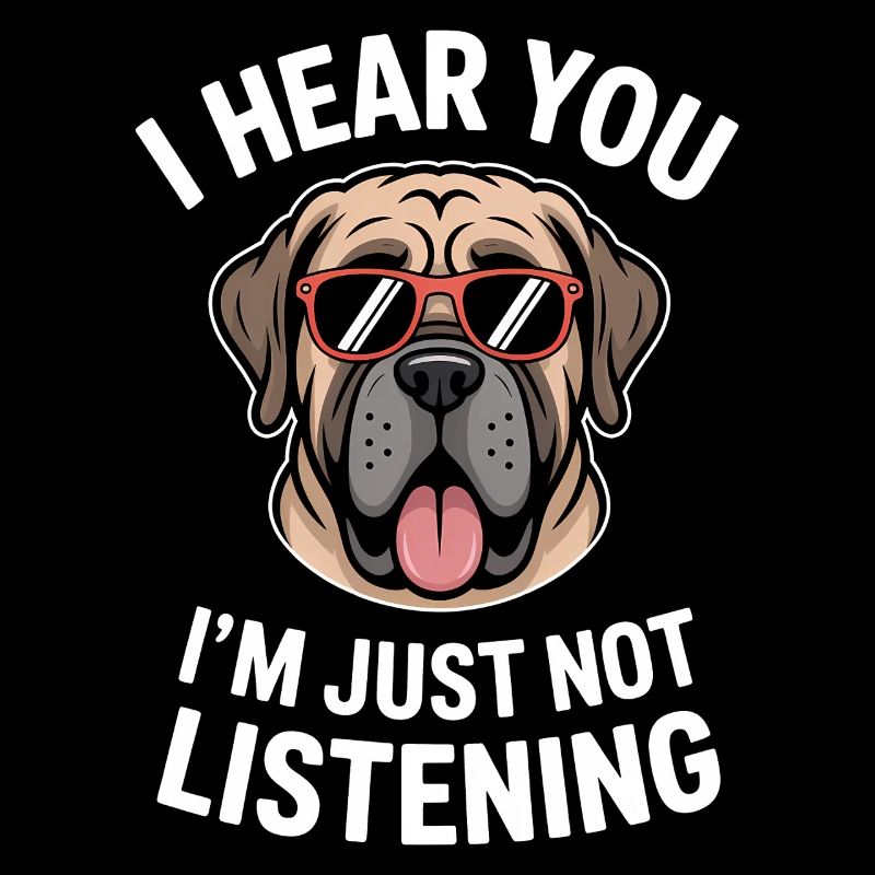 Mastiff Sprüche Hunde Lustiges Mastiff Geschenk