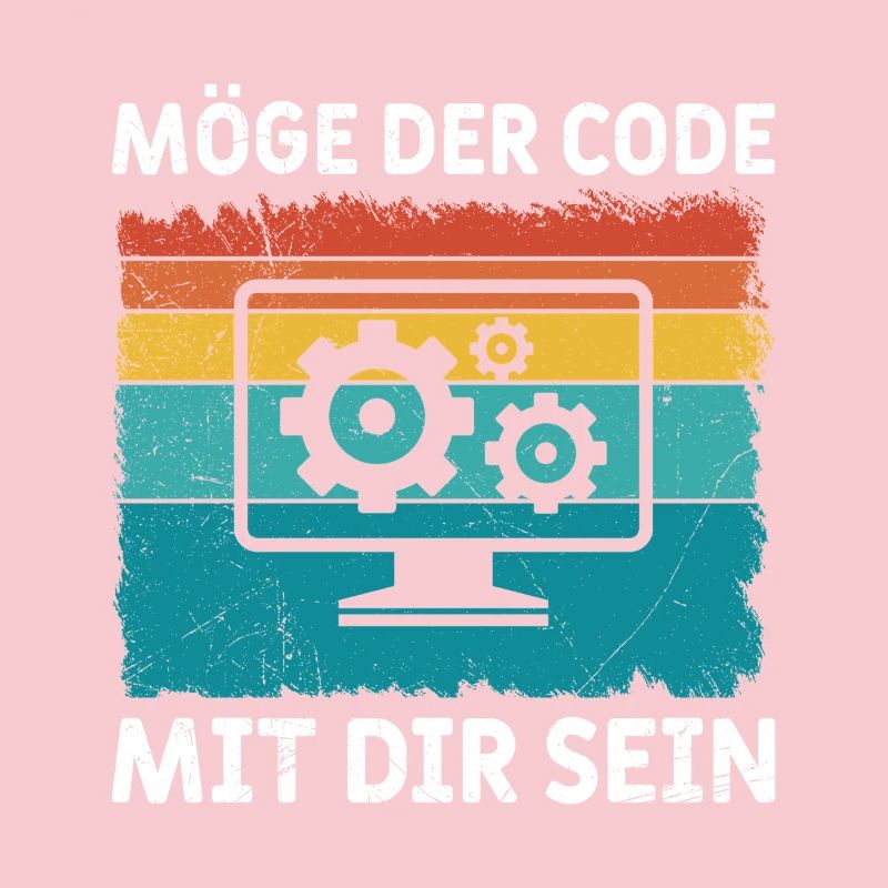Nerd Computer MÖGE DER CODE MIT DIR SEIN LUSTIG