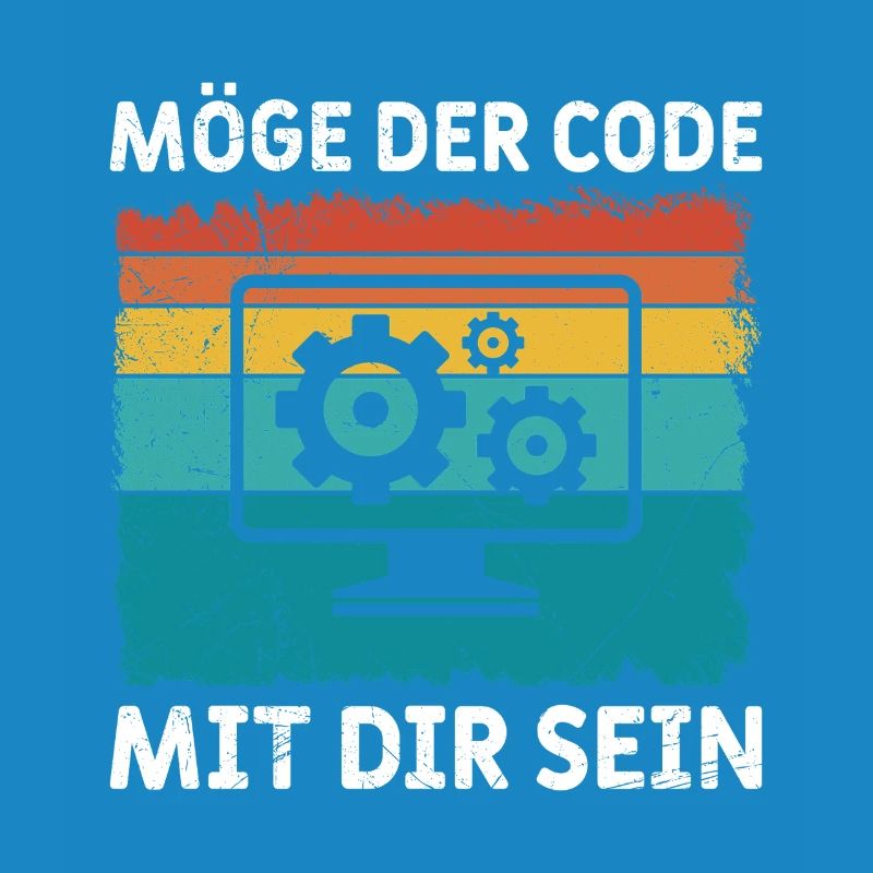 Nerd Computer MAY THE CODE BE WITH YOU FUNNY