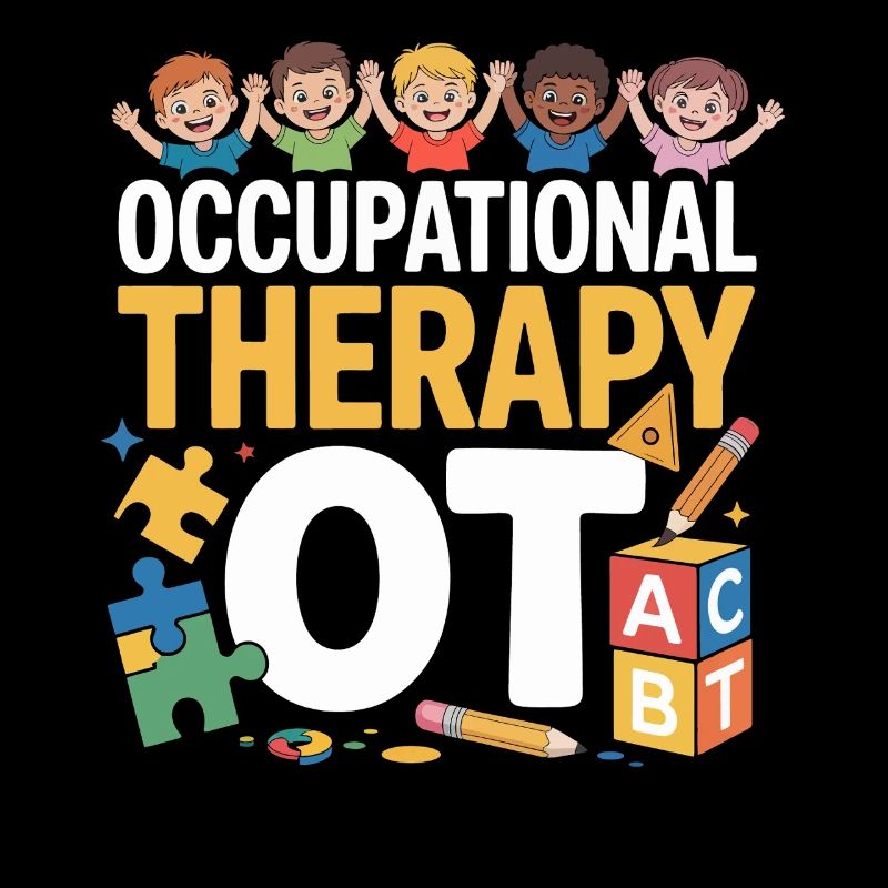 Occupational therapy child-friendly motif