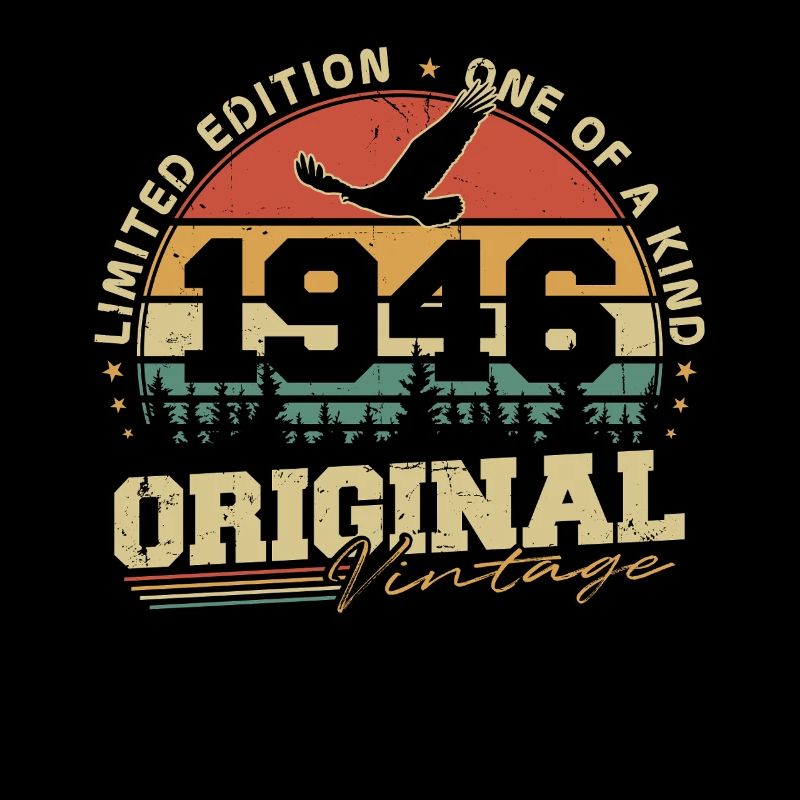 Original 1946 Vintage Birthday Retro