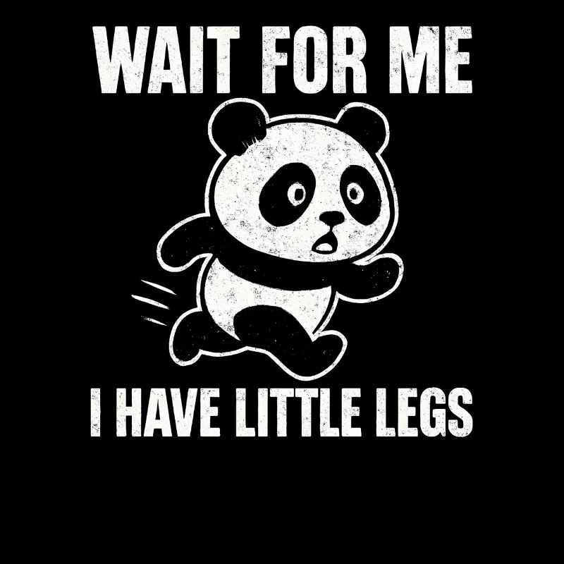 Panda dit Humour Mème Idée de cadeau drôle Drôle