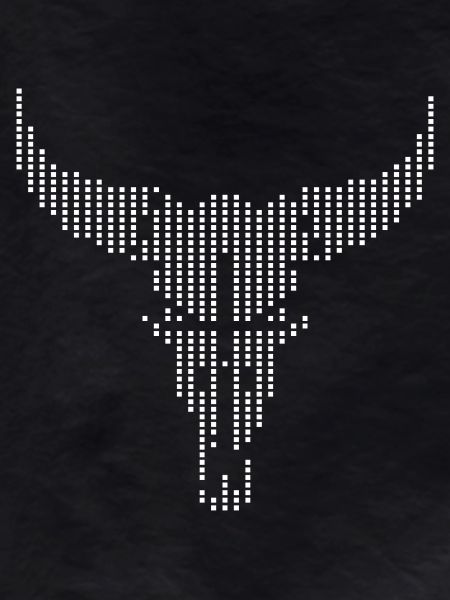 Dotted Longhorn Skull