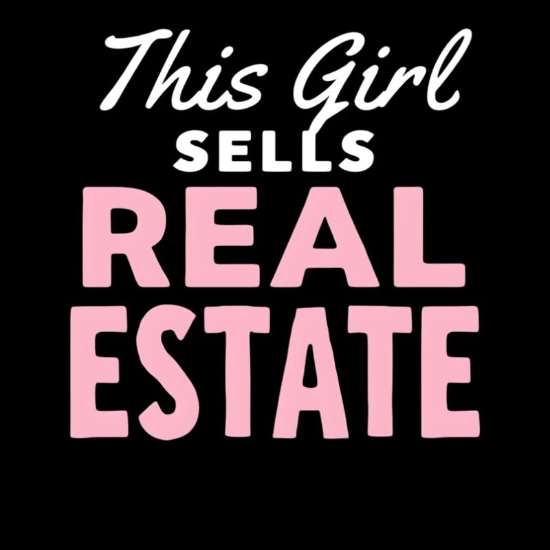 Cette fille vend de l’immobilier