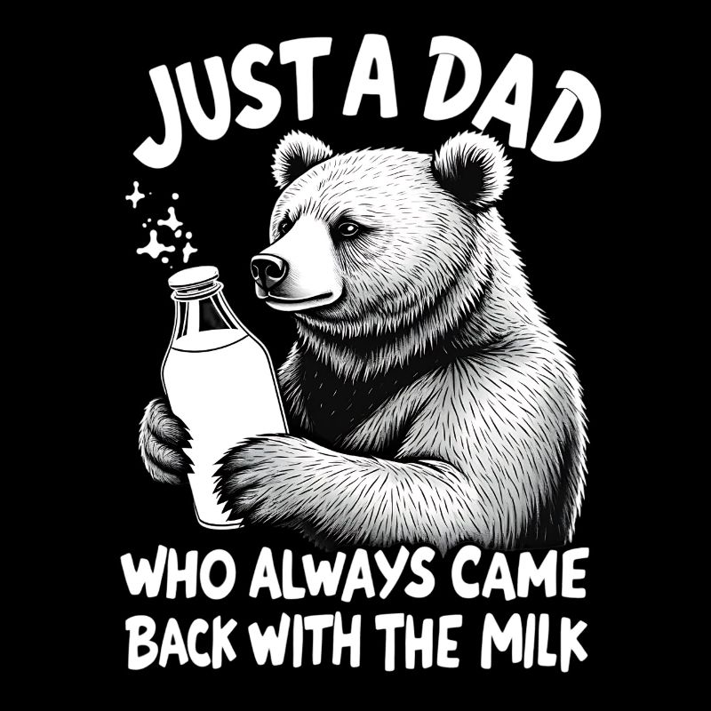 Bär mit Milch – Vatertier Spruch