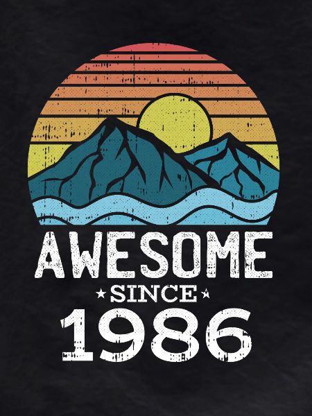 Sunset Mountains 1986