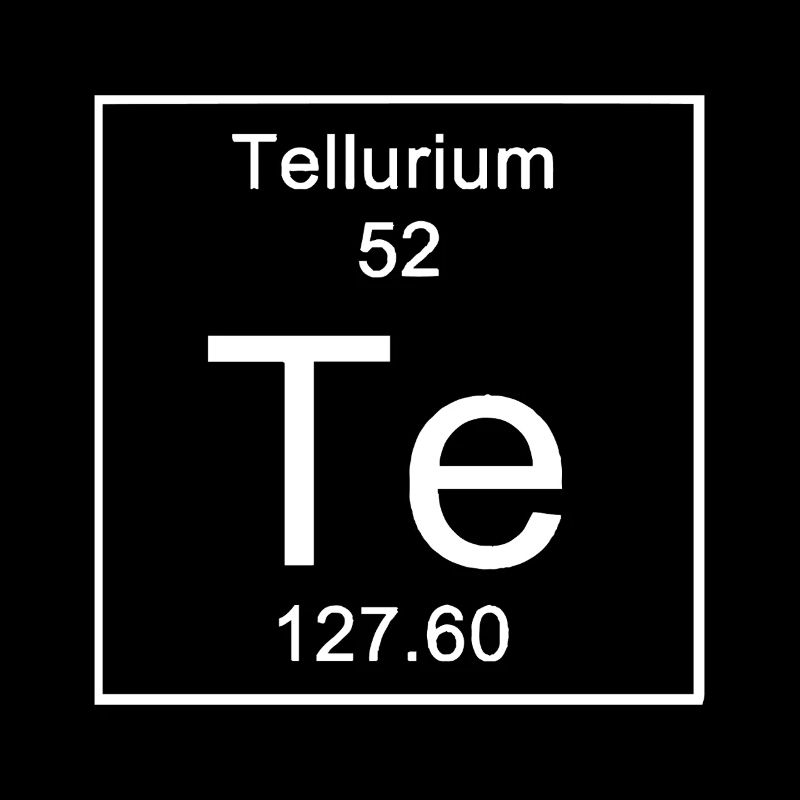 Tableau périodique de la chimie Te