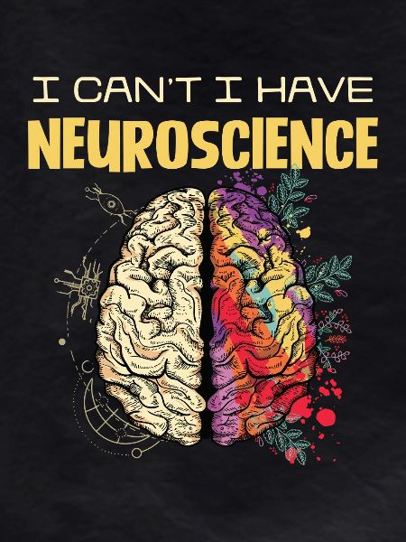 Neuroscience Gehirnfarben Design