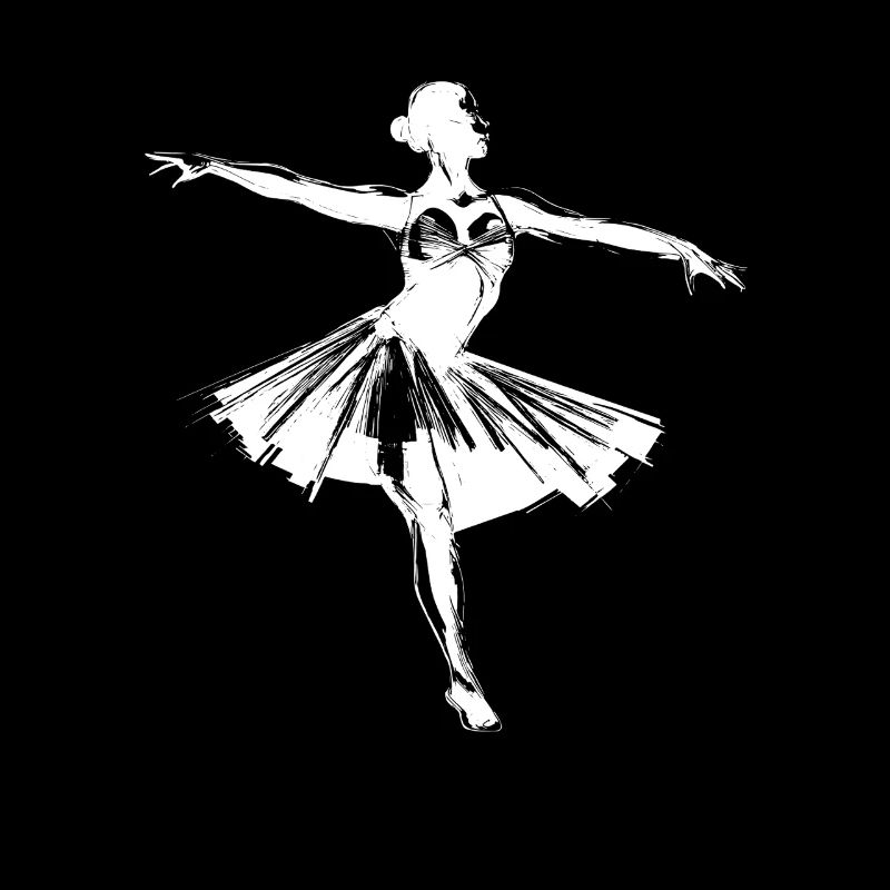 Ballettmädchen Skizze
