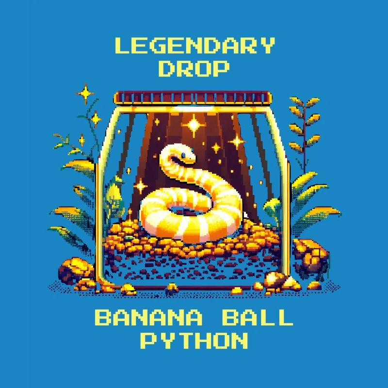 Découverte légendaire : python romain banane | Python