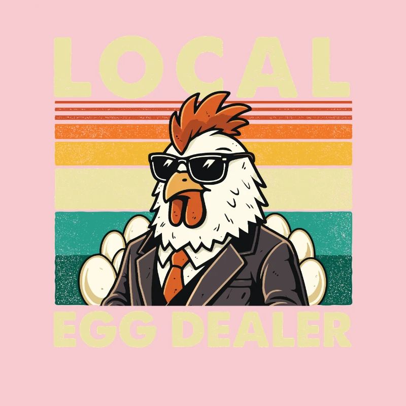 Local Egg Dealer Chicken Easter Farmer Fun