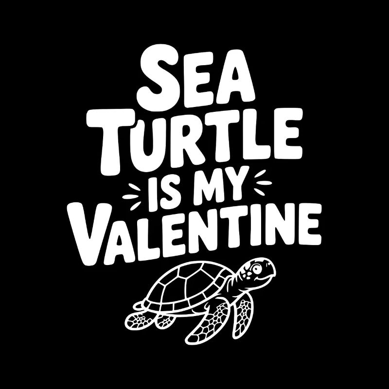 La Tortue de mer est ma Saint-Valentin