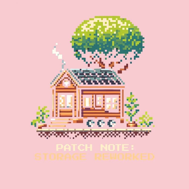 Storage space revised | Tiny House Order