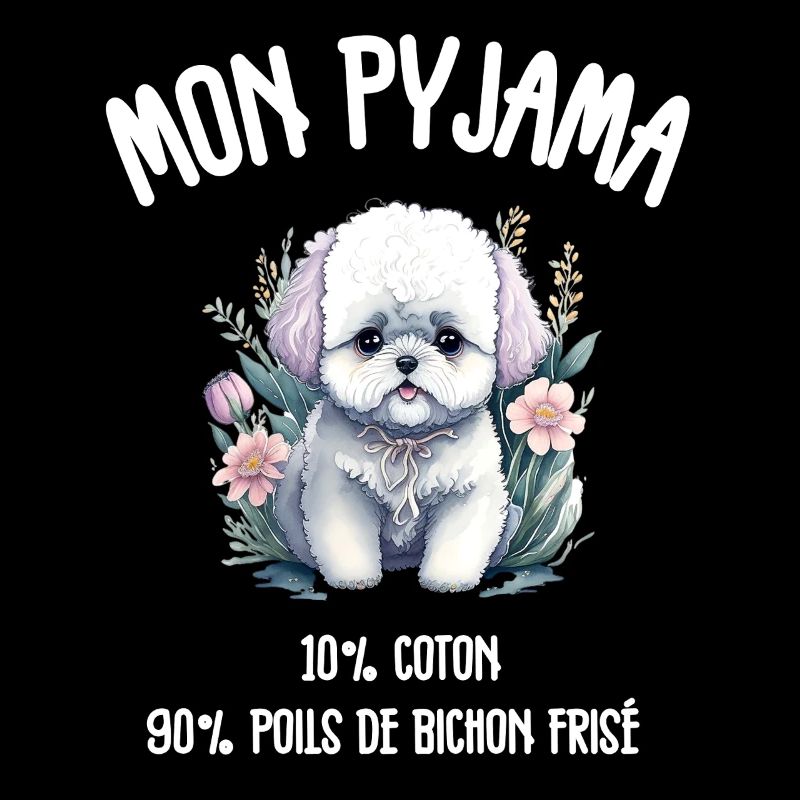 Funny Dog Bichon Pajamas