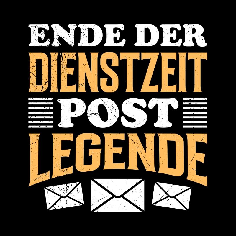 FACTEUR LÉGENDE POSTALE DE FIN DE SERVICE