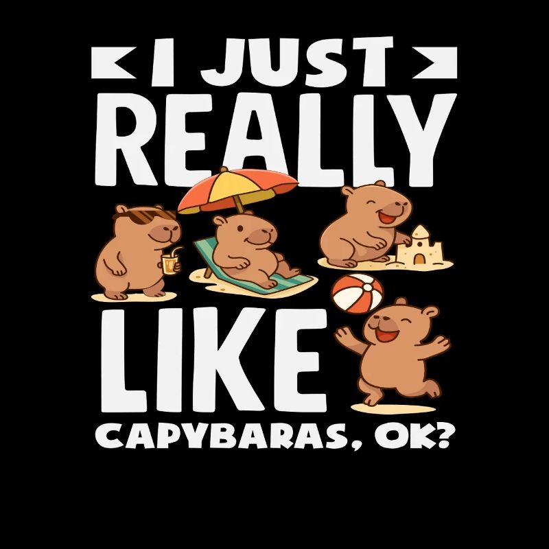 J’aime juste les capybaras, vraiment mignons, drôles