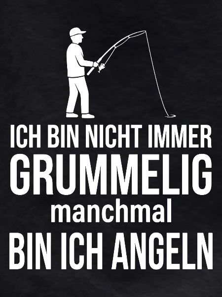 Not always grumpy, sometimes fishing