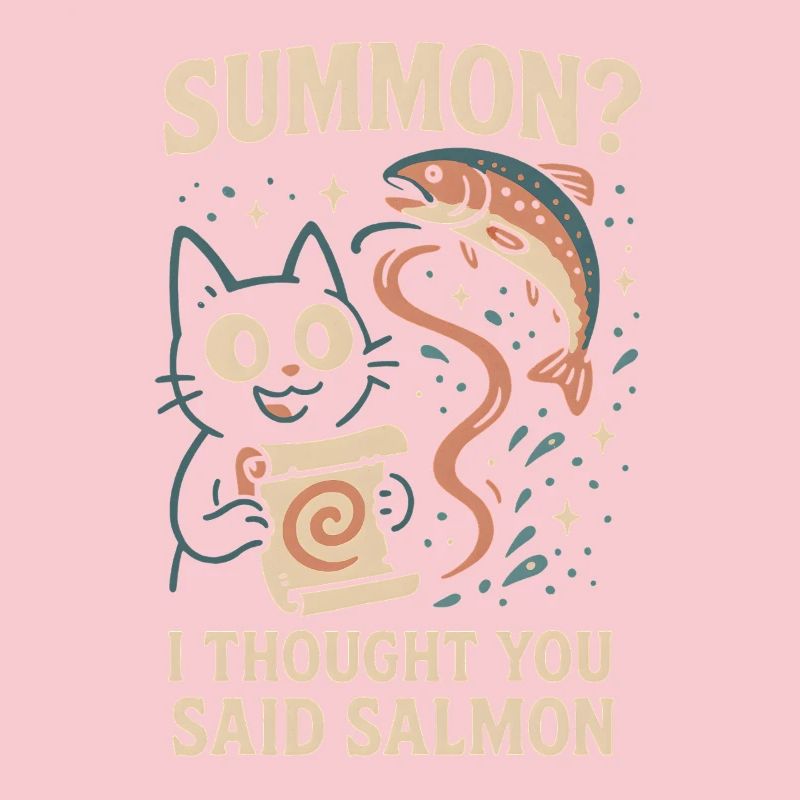 Invoquer du saumon ? | Chat Flippant Mignon