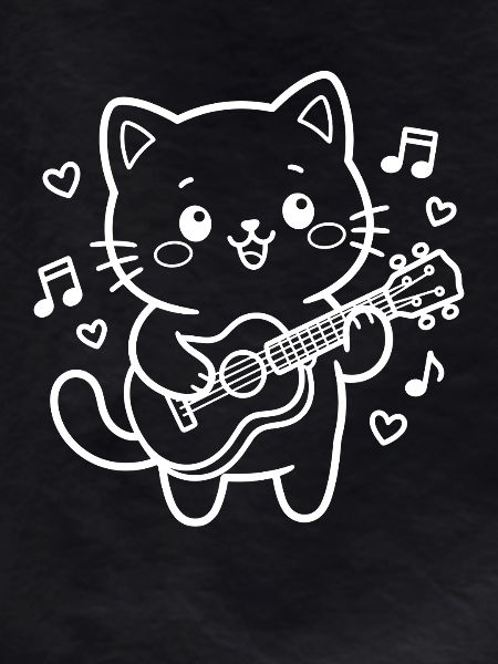Kawaii Cat Ukulele
