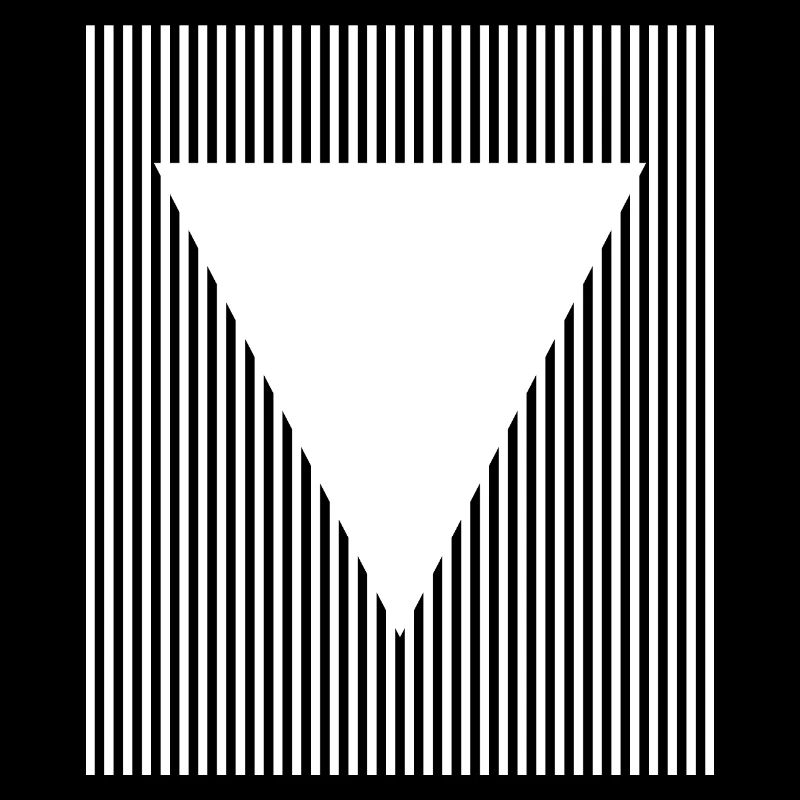 triangle and lines geometric design