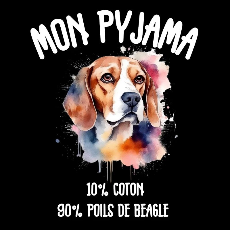 Pyjama Chien Beagle Humour