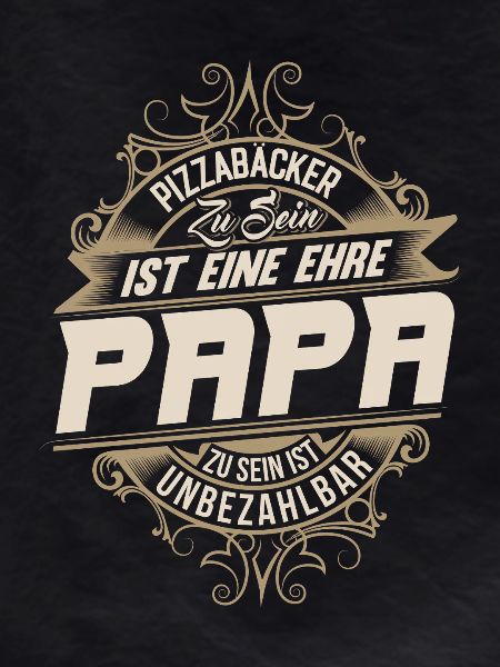 Pizzabäcker Papa