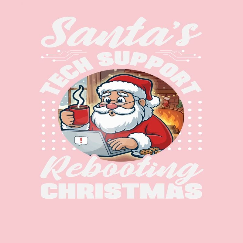 Weihnachtsmann Tech Support Weihnachten IT