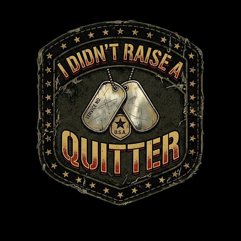 Army Mama I Didn't Raise A Quitter