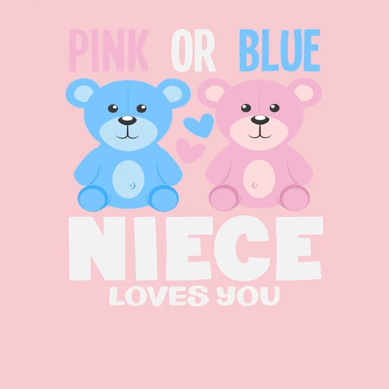 Pink Oder Blau Nichte Liebt Dich