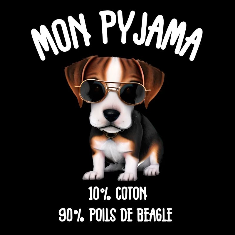Pyjama Chien Beagle Humour