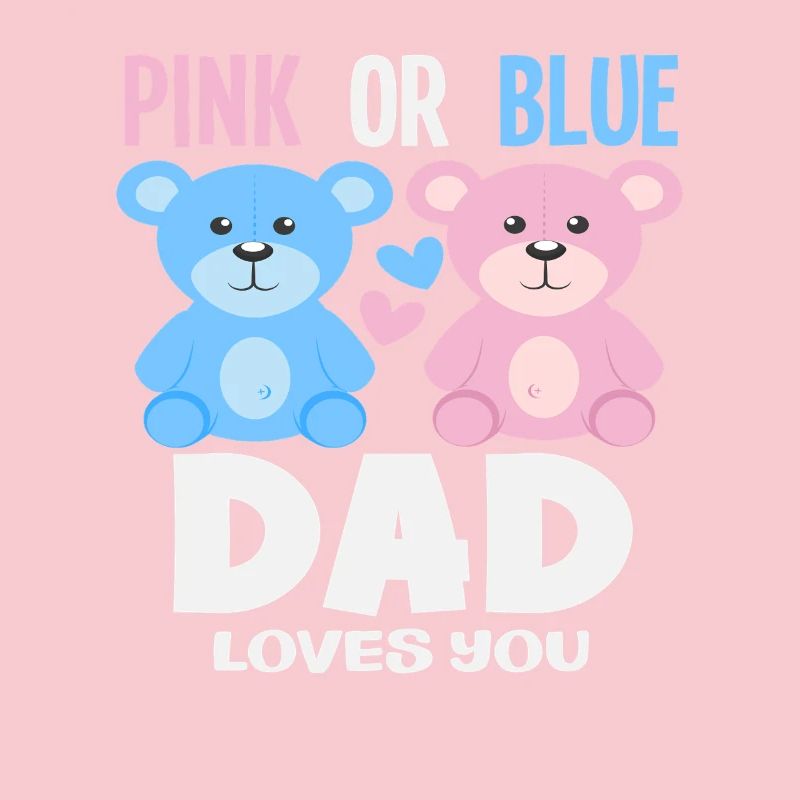 Pink Oder Blau Papa Liebt Dich