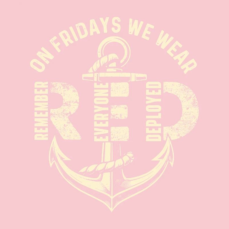 Freitags tragen wir Red Remember Deployed