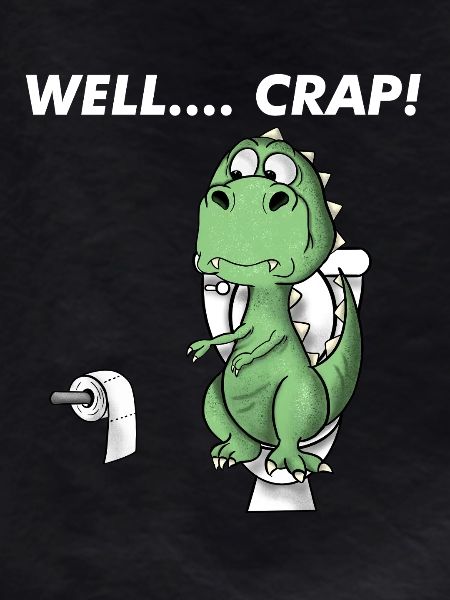 Lustiger T-Rex-Dinosaurier: Na ja, Mist.
