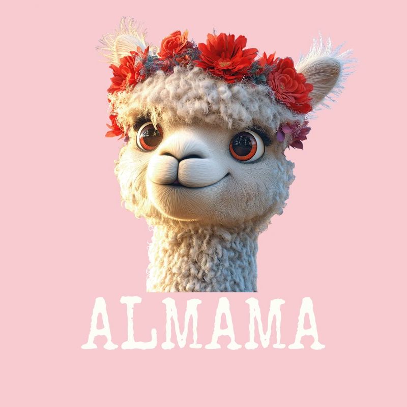 Almama Süßes Alpaka Mama Muttertag Lama Mom Mutter