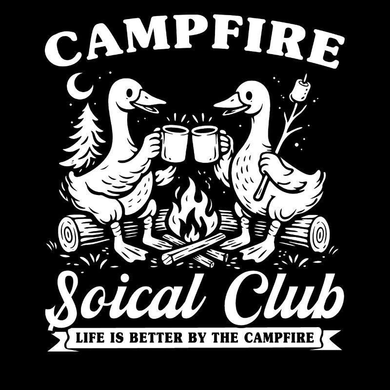 Camping Campfire Camper Outdoor Nature Mountains