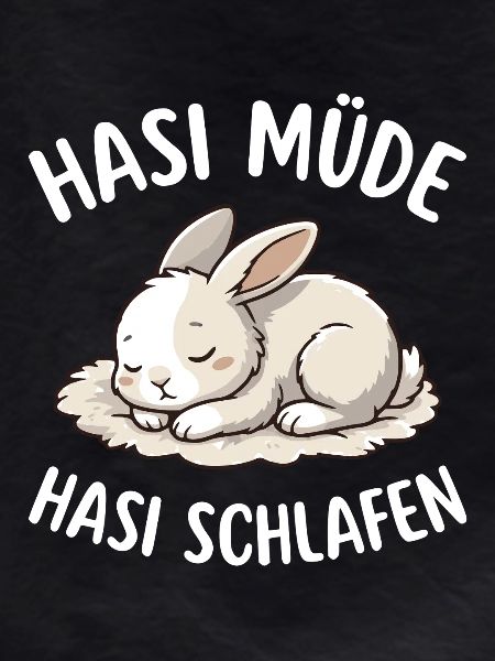 Hasi müde Hasi schlafen 