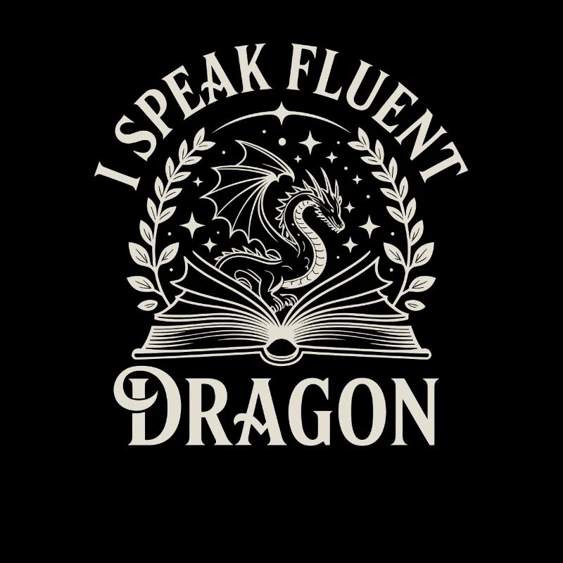 Fantasy Reading Dragon Book - Speak Fluent Dragon