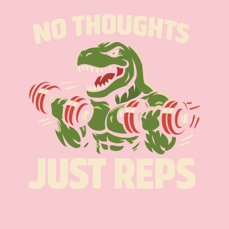 Emo Dinosaur Funny Gym Sad Workout Lifting